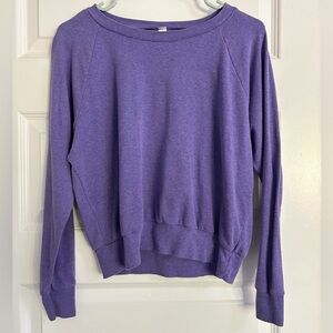 American Apparel Vintage Purple Lightweight Sweatshirt, size Small